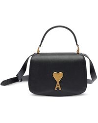 Ami Paris - Paris Paris レザーショルダーバッグ S - Lyst