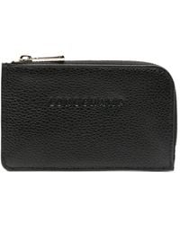 Longchamp - Le Foulonné Leather Cardholder - Lyst