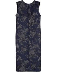 Ports 1961 - Floral-Print Sleeveless Midi Dress - Lyst
