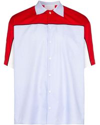 Koche Colour-block Button-up Shirt - Blue