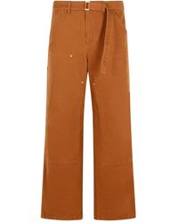 Sacai - Double Ring-Buckle Regular & Straight-Leg Trousers - Lyst