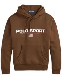 Polo Ralph Lauren - Polo Sport Logo-Print Hoodie - Lyst