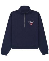 Sporty & Rich - Half-Zip Sweatshirt - Lyst