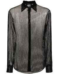 DSquared² - 70's Beaded Tulle Shirt - Lyst