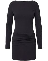 Nicholas - Ruched Long-Sleeves Mini Dress - Lyst