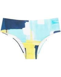 Lenny Niemeyer - Abstract-Pattern Print Bikini Bottoms - Lyst