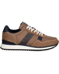 Napapijri - Cosmos Logo-Patch Panelled Sneakers - Lyst