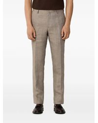 Hackett - Straight-Fit Linen Trousers - Lyst