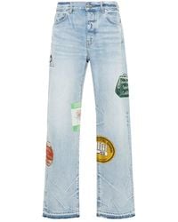 Amiri - Travel Patch ストレートジーンズ - Lyst