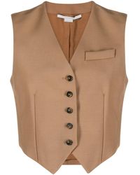 Stella McCartney - Sleeveless Virgin Wool Waistcoat - Lyst