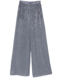 L'idée - La Musique Sequin-Embellished Trousers - Lyst