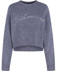 Blumarine - Pullover mit Kristallen - Lyst