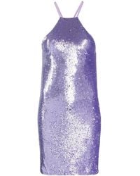 The Attico - Sequin-embellished Open-back Dress - Lyst