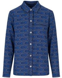 Laura Urbinati - Geometric-Print Long-Sleeved Pajamas Top - Lyst