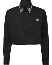 Philipp Plein - Gothic Plein Cropped-Hemd - Lyst