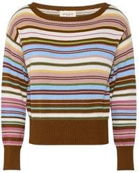 Weekend by Maxmara - Pull Rayé À Encolure Bateau - Lyst