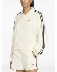 adidas - V-Neck Terry Polo Shirt - Lyst