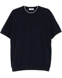 Kangra - Contrast-Trim T-Shirt - Lyst
