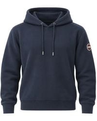 Colmar - Logo-Patch Drawstring Hoodie - Lyst