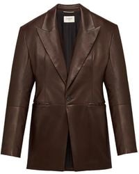Saint Laurent - Peak-Lapel Single-Breasted Jacket - Lyst