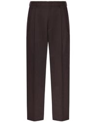 BE ABLE - Pleated Straight-Leg Trousers - Lyst