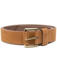 Polo Ralph Lauren - Suede Buckle Belt - Lyst