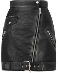 Moschino - Klassischer Lederrock - Lyst