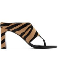 Stuart Weitzman - Sandali Infradito Con Stampa - Lyst
