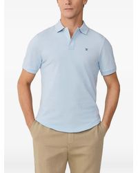 Hackett - Katoenen Piqué Poloshirt Met Geborduurd Logo - Lyst
