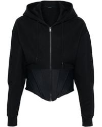 Mugler - Hoodie Met Korset - Lyst