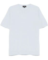 Vince - Fijngebreid T-Shirt - Lyst
