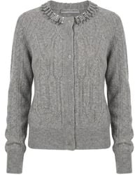 Ermanno Scervino - Cardigan À Ornements - Lyst
