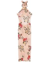 Magda Butrym - Midikleid Mit Rosen-Print - Lyst