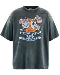 Neighborhood - Katoenen T-Shirt - Lyst