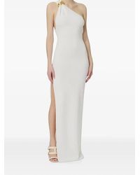Elisabetta Franchi - Carpet Jewel-Embellished One-Shoulder Maxi Dress - Lyst