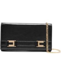 Elisabetta Franchi - Mini Chain-Strap Clutch Bag - Lyst