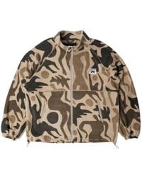 by Parra - Veste En Polaire Just Like Heaven À Imprimé Abstrait - Lyst