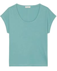 Marc O' Polo - Scoop Neck Cap Sleeve T-Shirt - Lyst