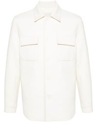 Sandro - Interlock-twill Shirt Jacket - Lyst