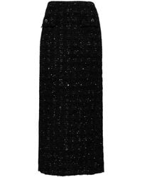JNBY - Coarse Jacquard H-Shaped Long Waist Skirt - Lyst