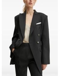 Day Birger et Mikkelsen - Doppelreihiger Blazer Mit Ausgefransten Kanten - Lyst