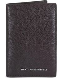 WANT Les Essentiels - Grained Leather Cardholder - Lyst