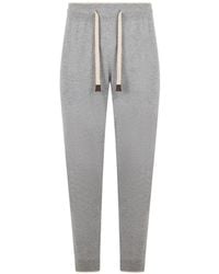 Fedeli - Cashmere Knit Track Pants - Lyst