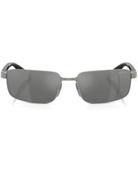 Prada Linea Rossa - Rectangle-Frame Sunglasses - Lyst