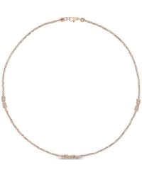 Officina Bernardi - Moon Diamond Necklace - Lyst