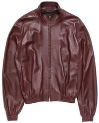 Acne Studios - Full-Zip Leather Jacket - Lyst