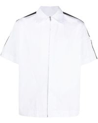 Givenchy - Embroidered-logo Cotton Shirt - Lyst