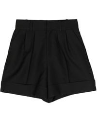 Dice Kayek - High-Rise Virgin Wool-Blend Shorts - Lyst