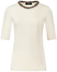 Fabiana Filippi - Sequin-Embellished Short-Sleeve T-Shirt - Lyst