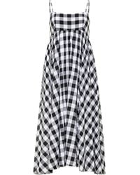 Azeeza - Robe Mi-Longue Rachel À Carreaux Vichy - Lyst